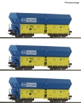 Roco 6600136 - H0 - 3-tlg. Set Selbstentladewagen, PKP, Ep. V-VI